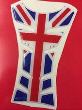 Paraserbatoio Resinato Sticker 3D Union Jack Triumph