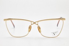VALENTINO quiet luxury occhiali vintage anni 80 montatura oro metallo butterfly