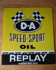 TABELLA INSEGNA LITOGRAFATA SPEED SPORT OIL - REPLAY LITHOGRAPHED TEACHING TABLE