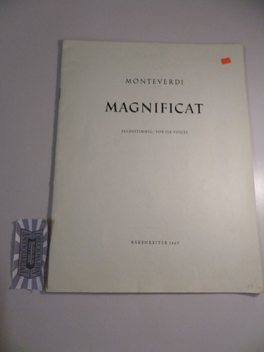 Magnificat sechsstimmig for - magnificat, sechsstimmig/