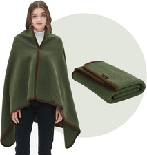 Coperta Portatile in Lana Merino, Calda Coperta per TV (Lana), Idea Regalo Di Co