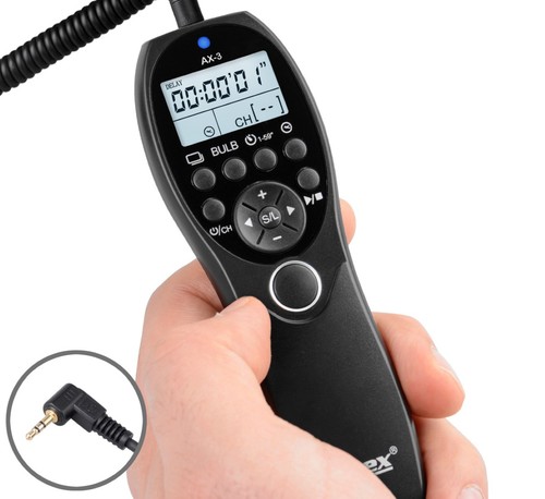 Ayex timer scatto - ax-3, remoto