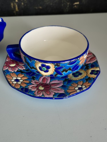 Rara antica tazza - e, piattino