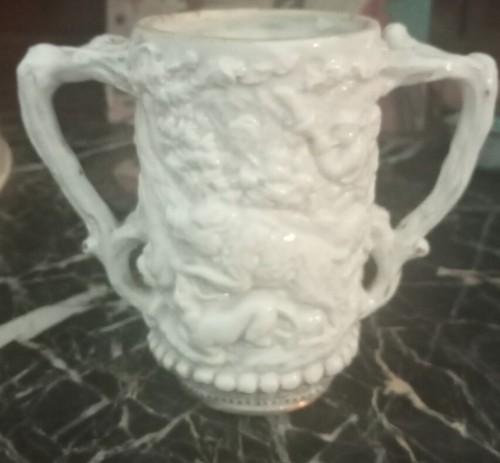 Antico vaso biansato con - , scene