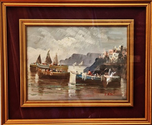 Quadro antico dipinto olio - dipinto, a