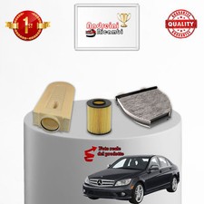 KIT TAGLIANDO 3 FILTRI MERCEDES CLASSE C 220 CDI W204 125KW 170CV 2012 ->