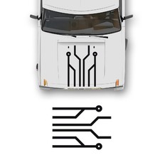 adesivi cofano circuito