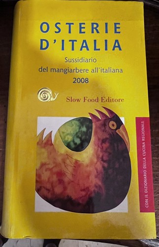 Libro osterie italia 2008 - libro,