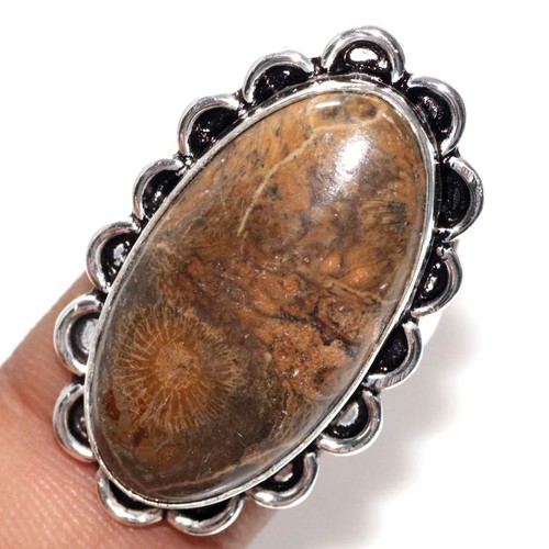 Anello corallo fossile