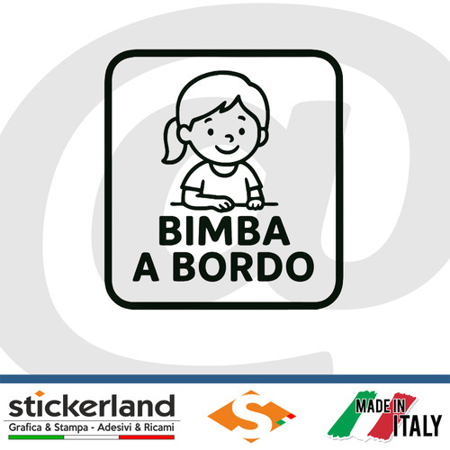 Sticker adesivo vinile - in,