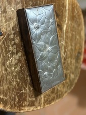 Antica Scatola In Legno E Argento Ottaviani Vintage Epoca