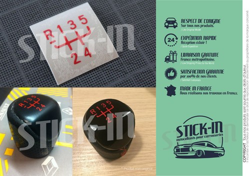 Autocollant stickers pommeau - stickers,
