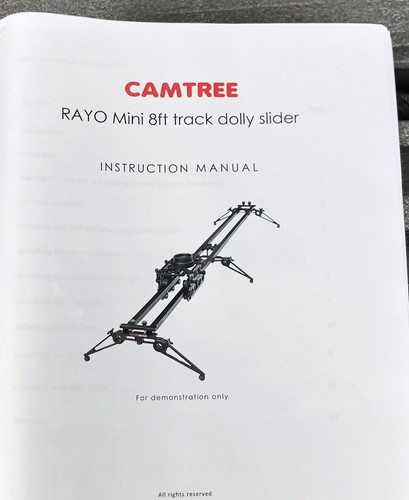 Camtree rayo mini track - 8',