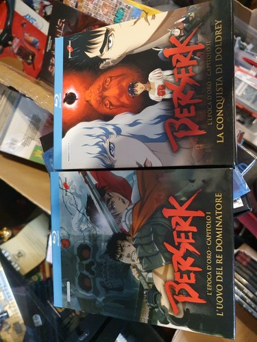 Berserk blu ray trilogia - berserk,