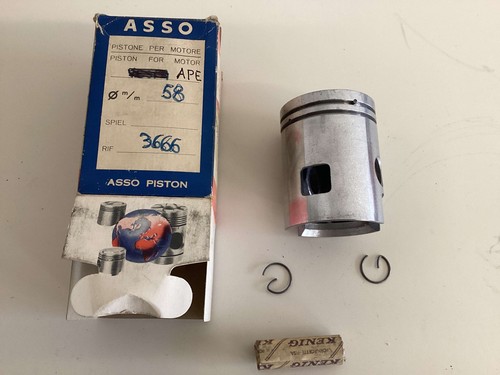 Pistone asso nos piaggio ape - asso,