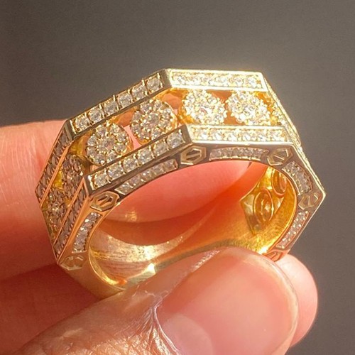 Fede nuziale uomo moissanite - uomo,