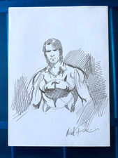 ZAGOR disegno originale di MICHELE RUBINI, cartoncino A4*