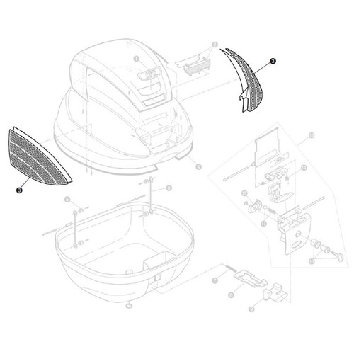 Givi z1383r catadiottri destro - givi,