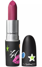MAC Lipstick UP THE AMP, nuovo con scatola, 100% AUTENTICO (EDIZIONE LIMITATA) RARO