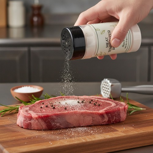 Polvere tenderatrice per carne