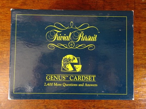 Trivial pursuit 1993 genus - trivial,