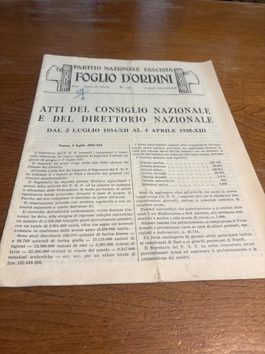 Foglio ordini atti - foglio, d’ordini-atti