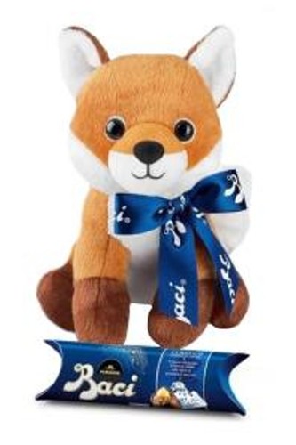 Peluche volpe con baci - con,