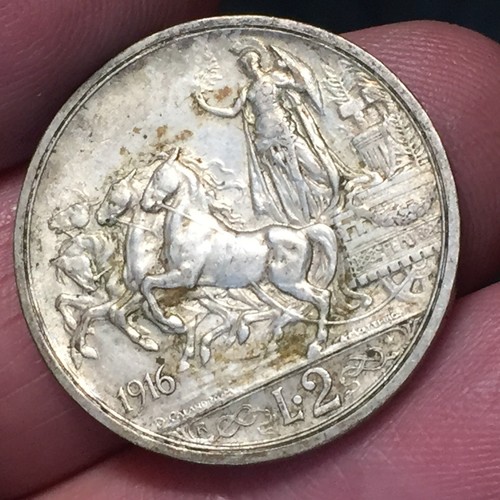 Lire 1916 quadriga briosa - lire,