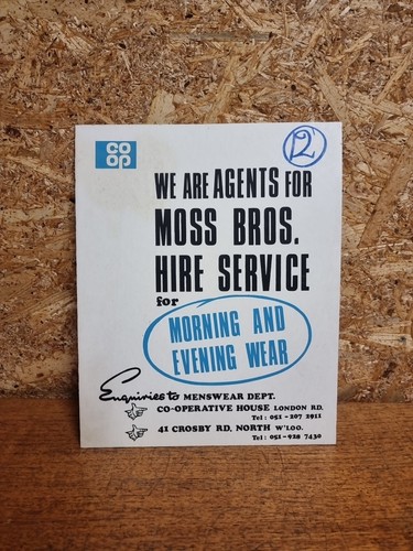Moss brothers menswear - op,