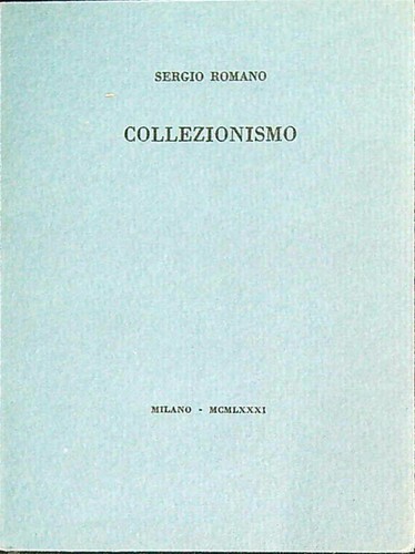 Collezionismo edizione - collezionismo, in
