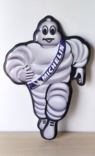 MICHELIN BIBENDUM insegna targa metallo 3d 40 cm omino 16" pubblicità pneumatici