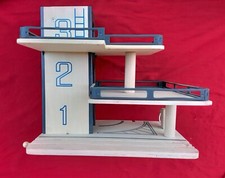 GARAGE STAZIONE  DI  SERVIZIO IN LEGNO  MODELLINI