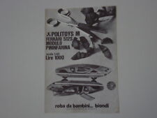 advertising Pubblicità 1971 FERRARI 512 S POLITOYS