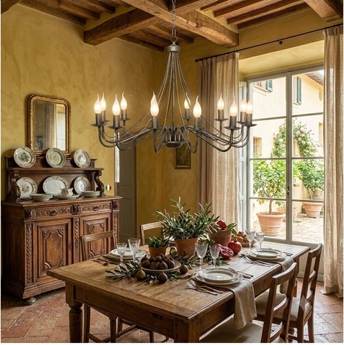 Lampadario ferro battuto - lampadario,