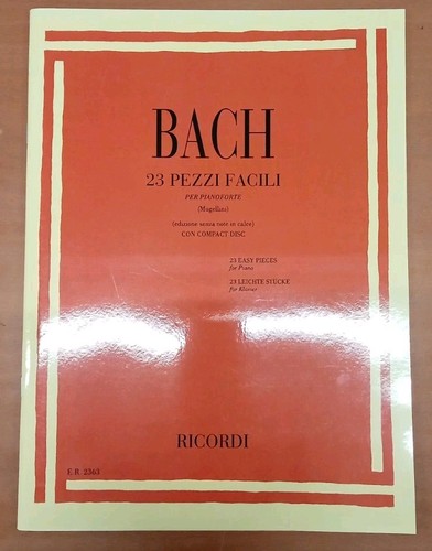 Bach pezzi facili per - bach, 23