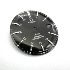 Quadrante orologio Omega De Ville Co-Axial Gmt Automatic Chronometer NOS NERO