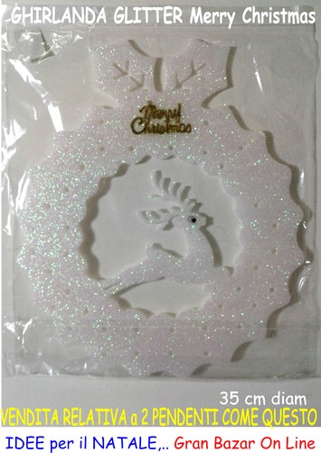 Natale ghirlanda renna maxi - 2,