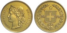 SVIZZERA - MARENGO 20 FRANCHI