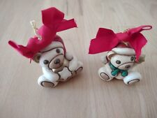 Thun Coppia Orsetti natalizi h5.5 e h4.5