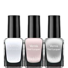 BLACK UP Kit French Manicure Unghie 3 X 7,5ML Bianco & Beige Rosato+Lacca Finire