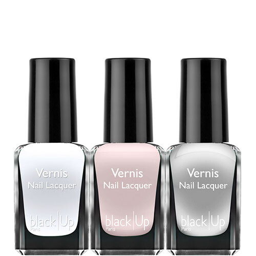 Black kit french manicure - up,