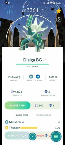 Pokemon shiny dialga - pokemon,