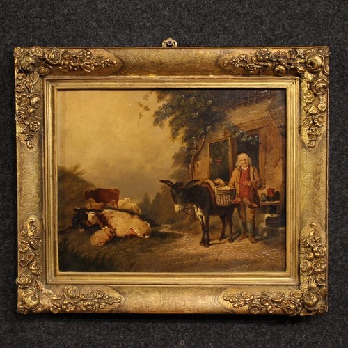 Antico dipinto inglese quadro