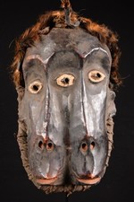 Antica maschera Ekoi Nigeria Africa Africa Afrique Mask Masque 771