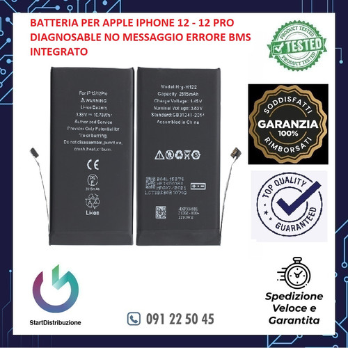 Batteria per apple iphone - per, 12