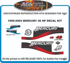 1999 - 2004  Mercury 40 HP
