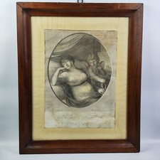 Guglielmo Morghen (1758-1833) Antique Print Incisione in Rame Venere che Dorme