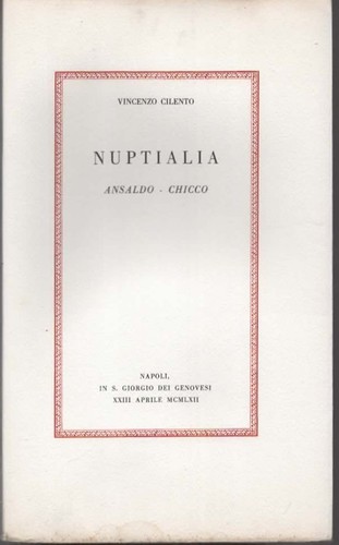 Libri per nozze cilento - per,