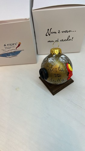 Palla natale oro - palla, con