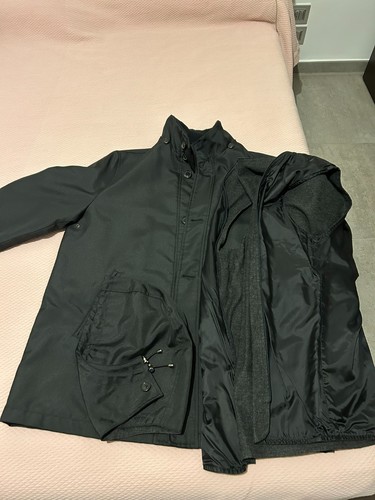 Giacca nera uomo con fodera - nera, da